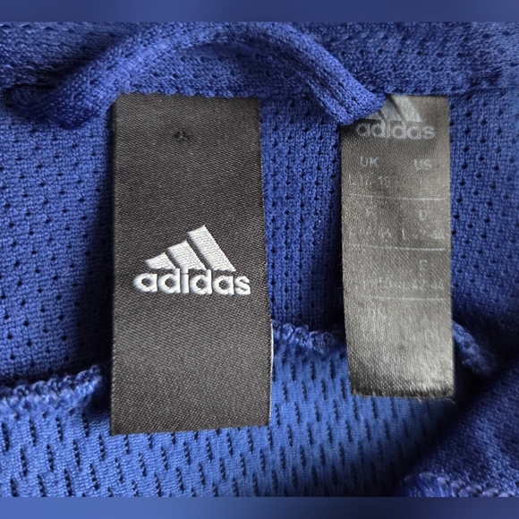 Adidas Floral Badge Of Sport Women's Blue Logo Hoodie Size M - Picture 12 of 14